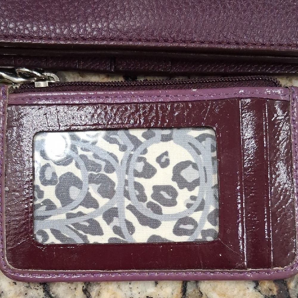 Coach Burgundy Wallet and Card Holder Set EUC - Picture 3 of 9